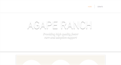 Desktop Screenshot of agaperanch.org